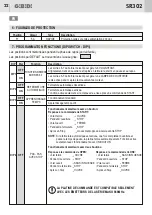 Preview for 22 page of GBD SR302 Instructions For Installation Manual