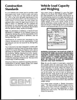 Preview for 4 page of GBM 2005 Bellagio Owner'S Manual