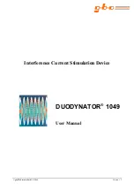gbo DUODYNATOR 1049 User Manual preview