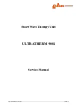 Preview for 1 page of gbo ULTRATHERM 908i Service Manual