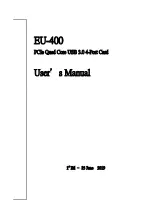 Preview for 1 page of Gbord EU-400 User Manual