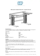 GBP Ergomax Quick Start Manual предпросмотр