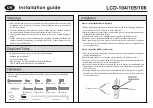 Предварительный просмотр 1 страницы GBS Elettronica LCD-104 Installation Manual