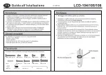 Предварительный просмотр 3 страницы GBS Elettronica LCD-104 Installation Manual