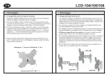 Предварительный просмотр 4 страницы GBS Elettronica LCD-104 Installation Manual