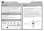 Предварительный просмотр 5 страницы GBS Elettronica LCD-104 Installation Manual