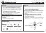 Предварительный просмотр 7 страницы GBS Elettronica LCD-104 Installation Manual