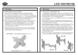 Предварительный просмотр 8 страницы GBS Elettronica LCD-104 Installation Manual