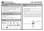 Предварительный просмотр 9 страницы GBS Elettronica LCD-104 Installation Manual