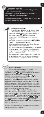 Предварительный просмотр 5 страницы GBS Elettronica universal TV S800 Instructions Manual