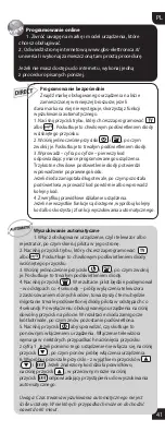 Предварительный просмотр 41 страницы GBS Elettronica universal TV S800 Instructions Manual