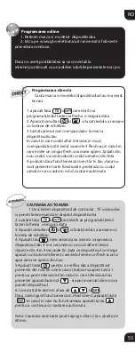 Предварительный просмотр 53 страницы GBS Elettronica universal TV S800 Instructions Manual