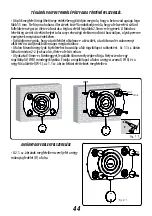 Preview for 44 page of GBS Jolly line CWM-1737 Manual