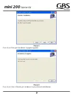 Preview for 9 page of GBS Mini 200 Starter Kit User Manual