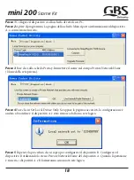 Preview for 18 page of GBS Mini 200 Starter Kit User Manual