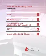 GCC Technologies Elite XL-1208 Network Manual предпросмотр