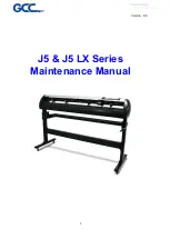 GCC Technologies J5 Series Maintenance Manual preview