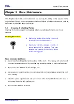 Preview for 53 page of GCC Technologies Jaguar V Series User Manual