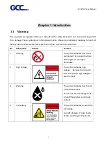 Preview for 6 page of GCC Technologies JV-240UV User Manual