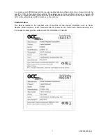 Preview for 7 page of GCC Technologies LaserPro C180II User Manual