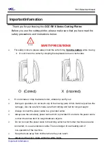 Preview for 3 page of GCC Technologies RX II Series User Manual