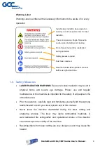 Предварительный просмотр 13 страницы GCC Technologies StellarMark C Series User Manual