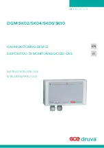 GCE druva DGM-SK02 Instructions For Use Manual preview