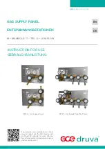 Preview for 1 page of GCE Druva MTLX Instructions For Use Manual