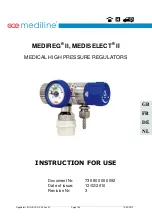 GCE mediline MEDIREG II Instructions For Use Manual preview