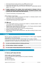 Preview for 8 page of GCE mediline MEDIREG II Instructions For Use Manual