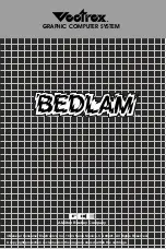 Предварительный просмотр 1 страницы GCE Vectrex Bedlam Manual