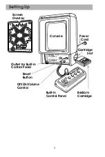 Предварительный просмотр 4 страницы GCE Vectrex Bedlam Manual