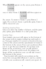 Preview for 8 page of GCE Vectrex Hyper Chase Manual