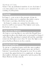 Preview for 10 page of GCE Vectrex Hyper Chase Manual