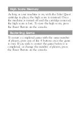 Preview for 10 page of GCE Vectrex Solar Quest Manual