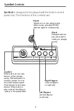 Preview for 6 page of GCE Vectrex Spinball Manual