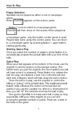 Preview for 7 page of GCE Vectrex Spinball Manual