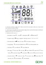 Preview for 22 page of GCHV GCHV-E252W/ZR1 Manual