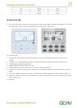 Preview for 26 page of GCHV GCHV-E252W/ZR1 Manual