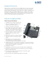 Предварительный просмотр 2 страницы GCI Polycom IP450 User Manual