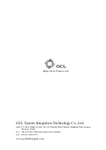 Предварительный просмотр 26 страницы GCL GCL-M/P3/60GT Series Installation Manual