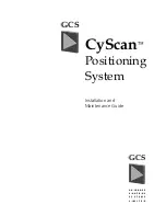 GCS CYSCAN Installation And Maintenance Manual предпросмотр