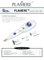 GCS PLAMERE GPM-1000 Instruction Manual предпросмотр