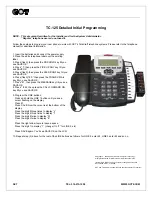 Preview for 2 page of GCT TeleCraft TC-125 User Manual