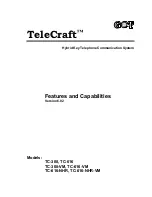 Preview for 1 page of GCT TeleCraft TC-308 Manual