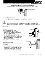 GCX DR-0015-20 Assembly Operation / Installation Manual предпросмотр