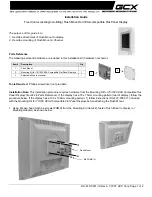 Preview for 1 page of GCX DU-FLP-0001-10 Installation Manual
