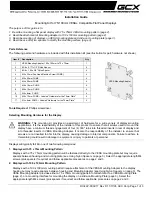 Preview for 1 page of GCX FLP-0002-17 Installation Manual