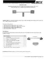 Preview for 1 page of GCX FLP-0008-11 Installation Manual