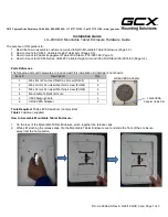 GCX LIL-0004 Series Installation Manual preview